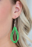 Paparazzi "The Great Outback" Green 026XX Necklace & Earring Set Paparazzi Jewelry