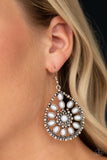 Paparazzi "Free To Roam" White Earrings Paparazzi Jewelry