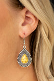 Paparazzi "Happy Horizons" Yellow Earrings Paparazzi Jewelry