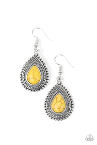 Paparazzi "Happy Horizons" Yellow Earrings Paparazzi Jewelry