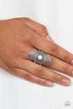 Paparazzi VINTAGE VAULT "Desert Mandalas" White Ring Paparazzi Jewelry