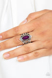 Paparazzi VINTAGE VAULT "Roamin Rogue" Purple Ring Paparazzi Jewelry