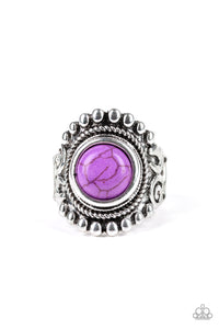 Paparazzi "Nomad Drama" Purple Ring Paparazzi Jewelry