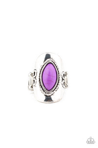 Paparazzi "PLAIN Ride" Purple Ring Paparazzi Jewelry