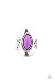 Paparazzi "PLAIN Ride" Purple Ring Paparazzi Jewelry