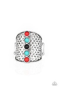 Paparazzi "A Line In The SANDSTONE" Red Ring Paparazzi Jewelry