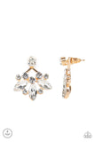 Paparazzi VINTAGE VAULT "Crystal Constellations" Gold Post Earrings Paparazzi Jewelry