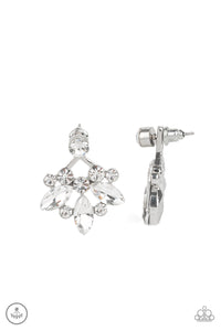 Paparazzi "Crystal Constellations" White Post Earrings Paparazzi Jewelry