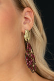 Paparazzi "Fish Out Of Water" Brass Post Earrings Paparazzi Jewelry