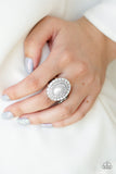 Paparazzi "Sprinkle On The Shimmer" White Ring Paparazzi Jewelry