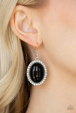 Paparazzi "Celebrity Crush" Black Earrings Paparazzi Jewelry