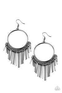 Paparazzi "SOL Food" Black Earrings Paparazzi Jewelry