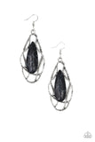 Paparazzi "Artisan Tears" Black Earrings Paparazzi Jewelry