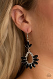 Paparazzi "Extra Exquisite" Black Earrings Paparazzi Jewelry