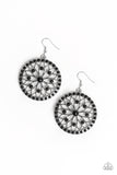 Paparazzi "Merry Mandalas" Black Earrings Paparazzi Jewelry