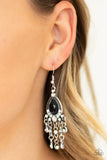 Paparazzi VINTAGE VAULT "Bling Bliss" Black Earrings Paparazzi Jewelry