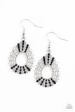 Paparazzi "Diva Dream" Black Earrings Paparazzi Jewelry