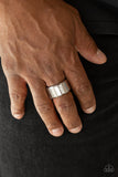 Paparazzi "The Graduate" White Mens Ring Unisex Paparazzi Jewelry