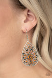 Paparazzi "Flowering Finery" Orange Earrings Paparazzi Jewelry