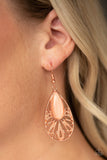 Paparazzi "Glowing Tranquility" Copper Earrings Paparazzi Jewelry