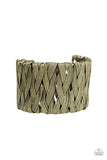 Paparazzi "Take It or WEAVE It" Brass Weave Design Cuff Bracelet Paparazzi Jewelry