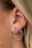 Paparazzi "Word Gets Around" Pink Post Earrings Paparazzi Jewelry
