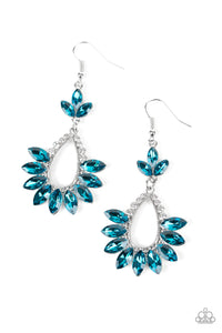 Paparazzi "Extra Exquisite" Blue Earrings Paparazzi Jewelry