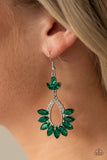 Paparazzi "Extra Exquisite" Green Earrings Paparazzi Jewelry
