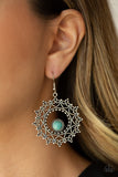 Paparazzi "Wreathed in Whimsicality" Blue Earrings Paparazzi Jewelry