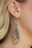 Paparazzi "Absolutely Airborne" Blue Earrings Paparazzi Jewelry