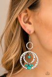 Paparazzi "Rio Rustic" Blue Earrings Paparazzi Jewelry