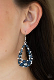 Paparazzi "To BEDAZZLE, or Not To BEDAZZLE" Blue Earrings Paparazzi Jewelry