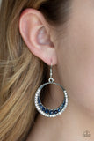 Paparazzi "Demanding Dazzle" Blue Earrings Paparazzi Jewelry