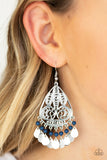 Paparazzi "Mermaid Mojito" Blue Earrings Paparazzi Jewelry