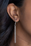 Paparazzi "Palm Tree Retreat" Silver Necklace & Earring Set Paparazzi Jewelry