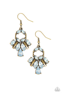 Paparazzi "Glowing Allure" Brass Earrings Paparazzi Jewelry