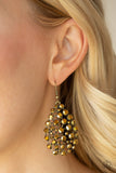 Paparazzi "Start With A Bang" Brass  Earrings Paparazzi Jewelry