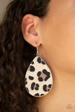 Paparazzi "Ra, Ra, Roar" Brown Earrings Paparazzi Jewelry