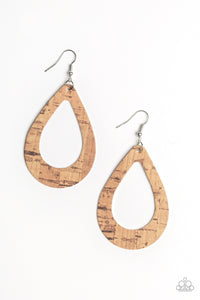 Paparazzi "Terra Trendsetter" Brown Earrings Paparazzi Jewelry