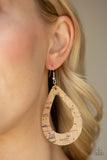Paparazzi "Terra Trendsetter" Brown Earrings Paparazzi Jewelry