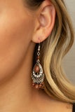 Paparazzi "Floating On HEIR" Brown Earrings Paparazzi Jewelry