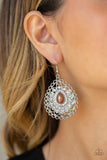 Paparazzi "Glamour Grandeur" Brown Earrings Paparazzi Jewelry