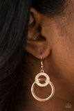 Paparazzi "Regal Refinery" Rose Gold Earrings Paparazzi Jewelry