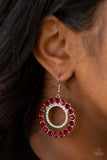 Paparazzi "Spotlight Shout Out" Red Earrings Paparazzi Jewelry