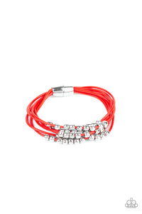 Paparazzi "Mega Magnetic" Red Bracelet Paparazzi Jewelry