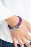Paparazzi "Mega Magnetic" Purple Bracelet Paparazzi Jewelry