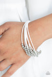 Paparazzi "Mega Magnetic" White Bracelet Paparazzi Jewelry