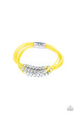 Paparazzi "Mega Magnetic" Yellow Bracelet Paparazzi Jewelry
