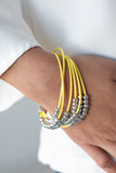 Paparazzi "Mega Magnetic" Yellow Bracelet Paparazzi Jewelry