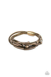 Paparazzi "Basic Magnetics" Brass Bracelet Paparazzi Jewelry